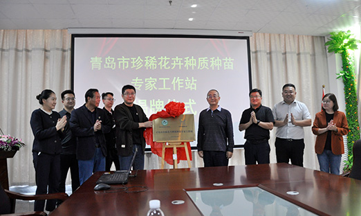 青岛市珍稀花卉种质种苗专家工作站揭牌，开启花卉产业新征程