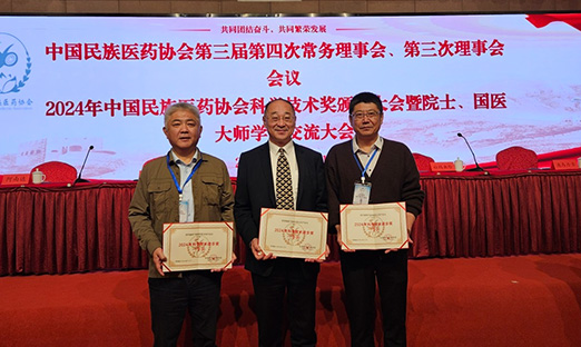 喜报！BBIN宝盈集团集团荣获 2024 年中国民族医药协会科学技术进步奖一等奖