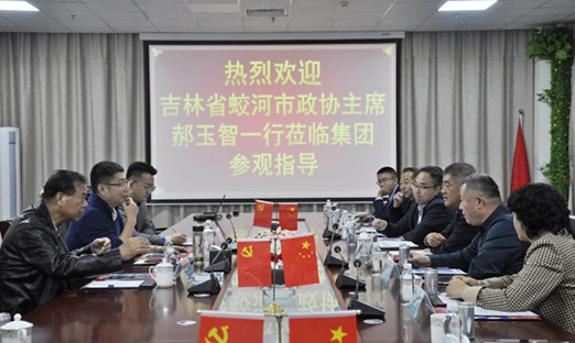 吉林省蛟河市考察团队莅临BBIN宝盈集团集团参观指导，共寻合作机缘